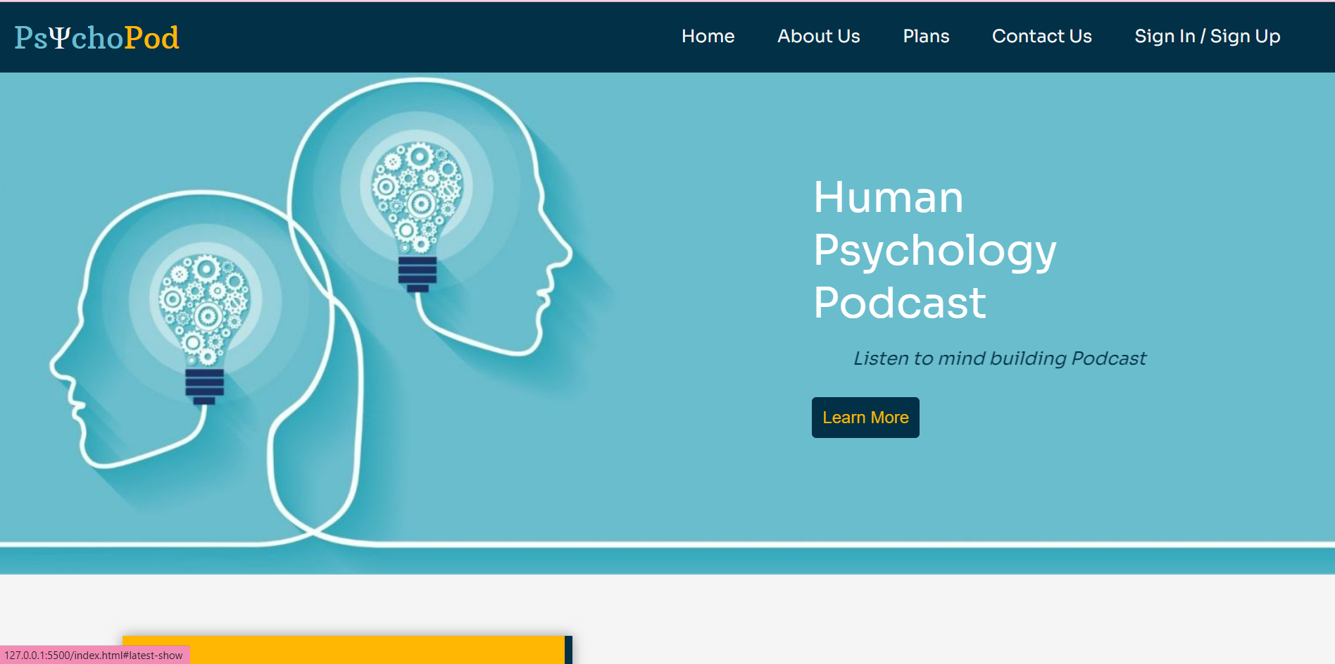 Psychopod Website Şablon